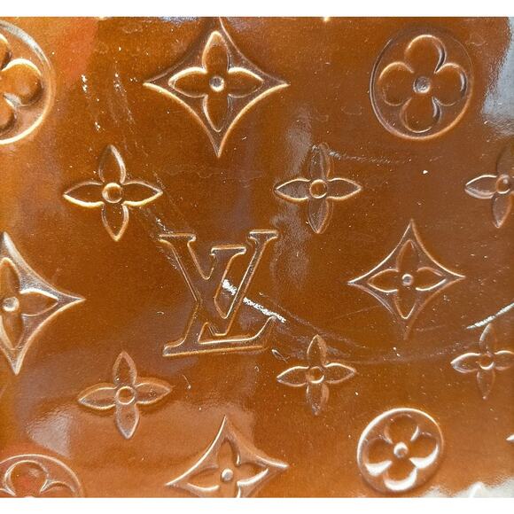 Louis Vuitton Bronze Monogram Vernis Forsyth GM Bag - Picture 9 of 9